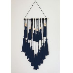 Black Macrame Wall decor